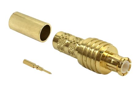 MCX Male Crimp Connector for RG58 (LMR-195) 50 Ohm Hot on Sale