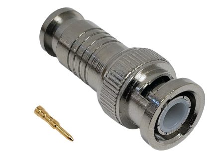 BNC Male Compression Connector for RG59 Plenum - Pack of 10 Online