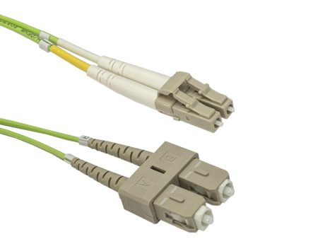 OM5 Multimode Duplex LC SC 50 Micron - Fiber Optic Patch Cable - 2mm Jacket - LSZH OFNR Fashion