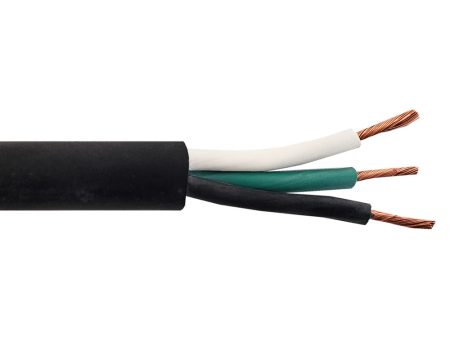 Flexible Electrical Cord Cable - 14AWG 3C SOOW 600V 90C - Black (Per Meter) Hot on Sale