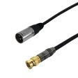 Premium Phantom Cables XLR Male to BNC Male Unbalanced Cable Cheap