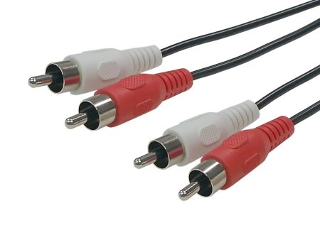 Molded Dual Channel RCA Male to Male Audio Cable Fashion