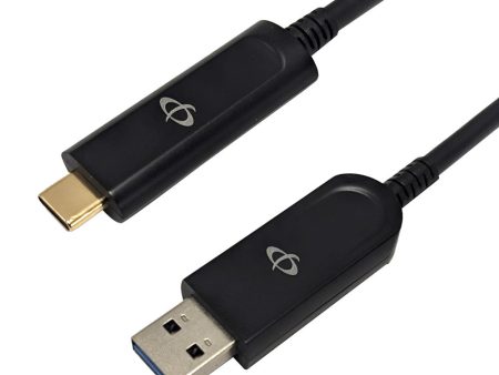 USB 3.1 AOC Type-C Male to Type-A Male Cable 10G Data Only - CMP - Black Online Hot Sale