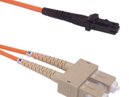 OM2 Multimode Duplex MTRJ SC 50 Micron - Fiber Optic Patch Cable - 1.8mm Jacket - LSZH OFNR Online Hot Sale