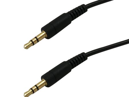 3.5mm Stereo Male to Male Cable - Riser Rated CMR FT4 For Discount