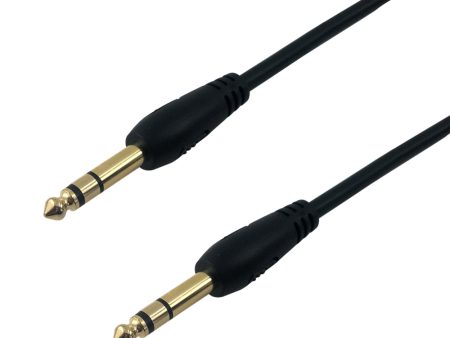 1 4 Inch TRS Male to 1 4 Inch TRS Male Cable Supply