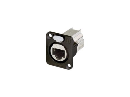 Neutrik CAT6A Ethercon Feed-Through Jack - Black on Sale