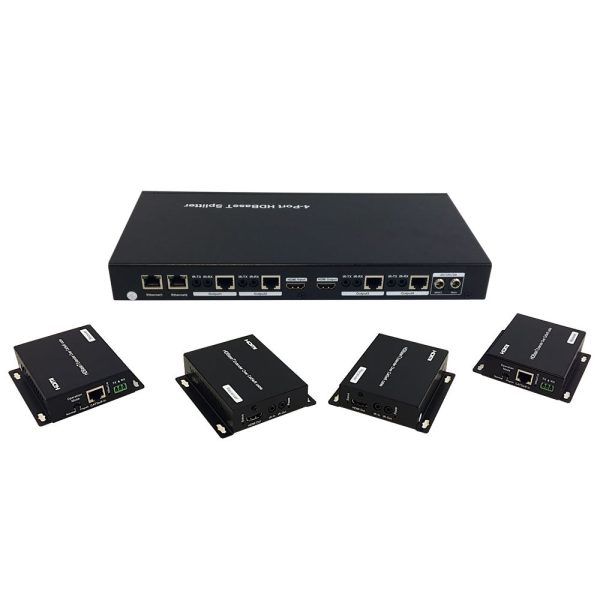 1x4 HDMI 4K Extender over CAT5E 6 (70m) - HDBaseT - YUV 4:2:0 Fashion