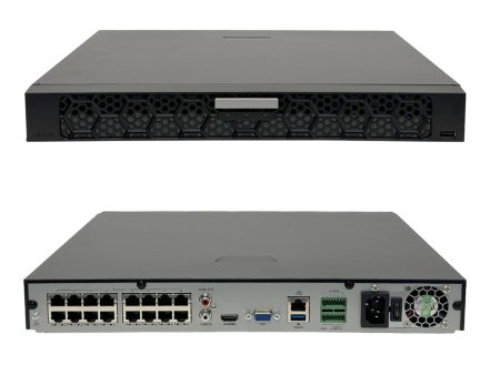 16-Channel IP NVR - 12MP - 4K 320Mbps - 16x PoE - 2x SATA Sale