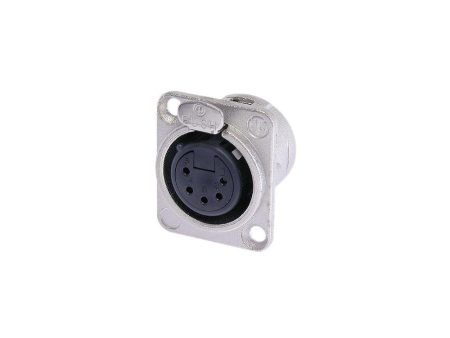 Neutrik DMX 5-pin Female to Solder D-Cut Receptacle Online now