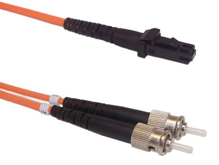 OM2 Multimode Duplex MTRJ ST 50 Micron - Fiber Optic Patch Cable - 1.8mm Jacket - LSZH OFNR on Sale