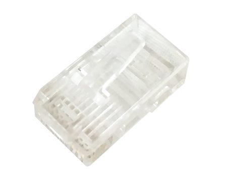 RJ45 10-Position Plug for Flat Cable (10P 10C) - Pack of 50 Hot on Sale