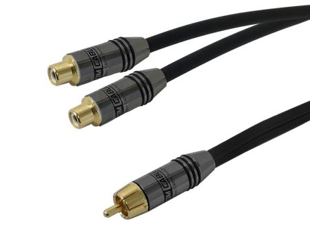 Premium Phantom Cables Single RCA Male to 2x RCA Female Audio Cable FT4 Discount