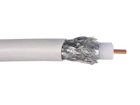 1000ft RG11 14AWG CCS 60% Braid Bulk Cable CMP - White Cheap