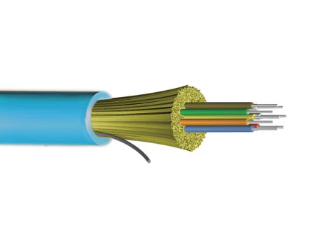 OM4 Multimode 50 Micron Indoor (Corning ClearCurve) - OFNR Riser Fiber Bulk Cable (per meter) Hot on Sale