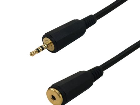 Premium Phantom Cables 2.5mm Stereo Male To Female Cable 24AWG FT4 Online Sale