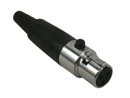 Mini-XLR 3-pin Female Connector - Nickel Online Sale