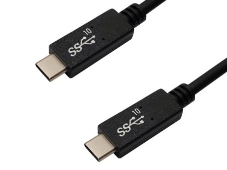 USB 3.2 Type-C Male to Type-C Male Cable - USB-IF Certified - Black Sale