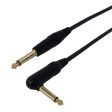 Premium Phantom Cables TS Mono Male to TS Mono Right Angle Male Instrument Guitar Cable Sale