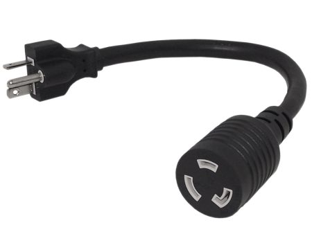 1ft NEMA 6-20P to NEMA L6-20R Power Cable - 12AWG - SJT Jacket For Cheap