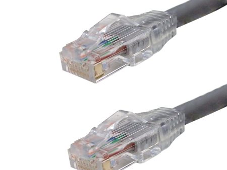 Snagless Custom RJ45 Cat6 550MHz Assembled Patch Cable - Grey Discount