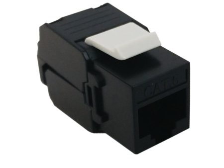 RJ45 Cat6 Slim Profile 180 Degree Jack, 110 Punch-Down or Tool-Less Online now