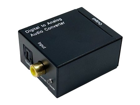 Digital to Analog Audio Converter -  Digital Coax   Toslink To RCA L R Discount