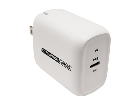 USB Wall Charger - 30W - USB Type-C - GaN & PPS - White Discount