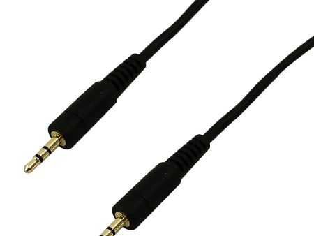 2.5mm Stereo Male to Male Cable - Riser Rated CMR FT4 For Sale